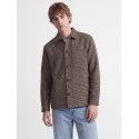 JACK & JONES Soho ollie langærmet overshirt - Cocoa Pattern / HOUNDSTOOTH