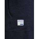 JACK & JONES STRUCTURE APPLICATION SWEAT HOOD L/S- BLACK