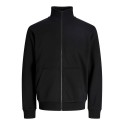 JACK & JONES JUNIOR Bradly zip sweat cardigan- Black
