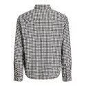 JACK & JONES Frederiksberg flannel langærmet skjorte - Antique White / CHECKS