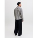 JACK & JONES Frederiksberg flannel langærmet skjorte - Antique White / CHECKS