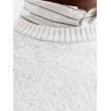 JACK & JONES Chamberi jacquard striktrøje - Sea Salt