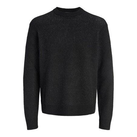 JACK & JONES Chamberi jacquard striktrøje - Black