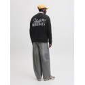 JACK & JONES Chamberi jacquard striktrøje - Black