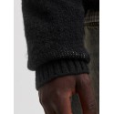 JACK & JONES Chamberi jacquard striktrøje - Black
