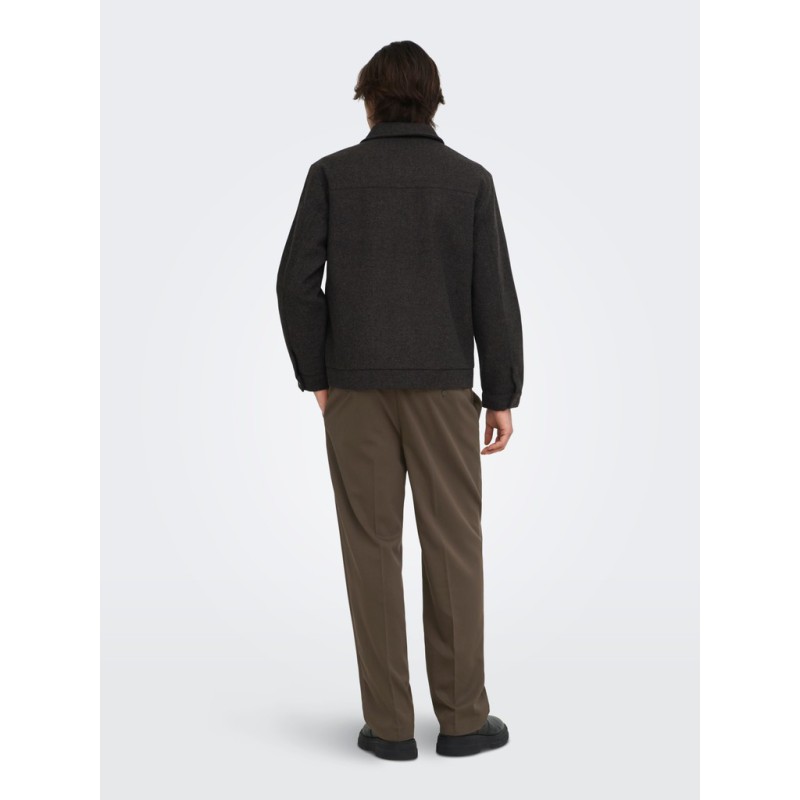 ONLY & SONS Miro loose chino bukser - Demitasse