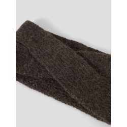 NAME IT KIDS Maj strikket pandebånd - Seal Brown