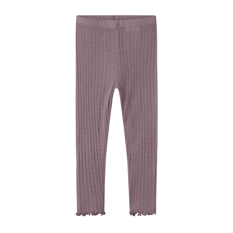 NAME IT MINI Wossa rib leggings - Toadstool