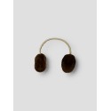 NAME IT KIDS Mellow ørevarmere - Seal Brown