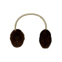 NAME IT KIDS Mellow ørevarmere - Seal Brown
