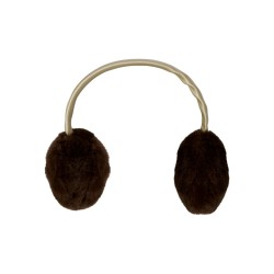 NAME IT KIDS Mellow ørevarmere - Seal Brown