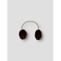 NAME IT KIDS Mellow ørevarmere - Seal Brown