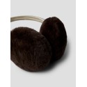 NAME IT KIDS Mellow ørevarmere - Seal Brown