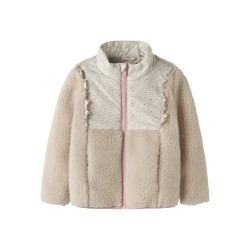 NAME IT MINI Minna teddy jakke - Rainy Day