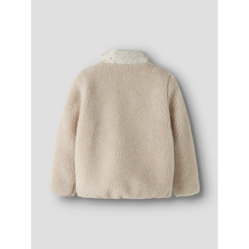 NAME IT MINI Minna teddy jakke - Rainy Day