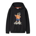 NAME IT KIDS Navi langærmet sweat hoodie - Black