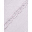 LMTD Ninaja lanærmet crop blonde bluse - Misty Lilac