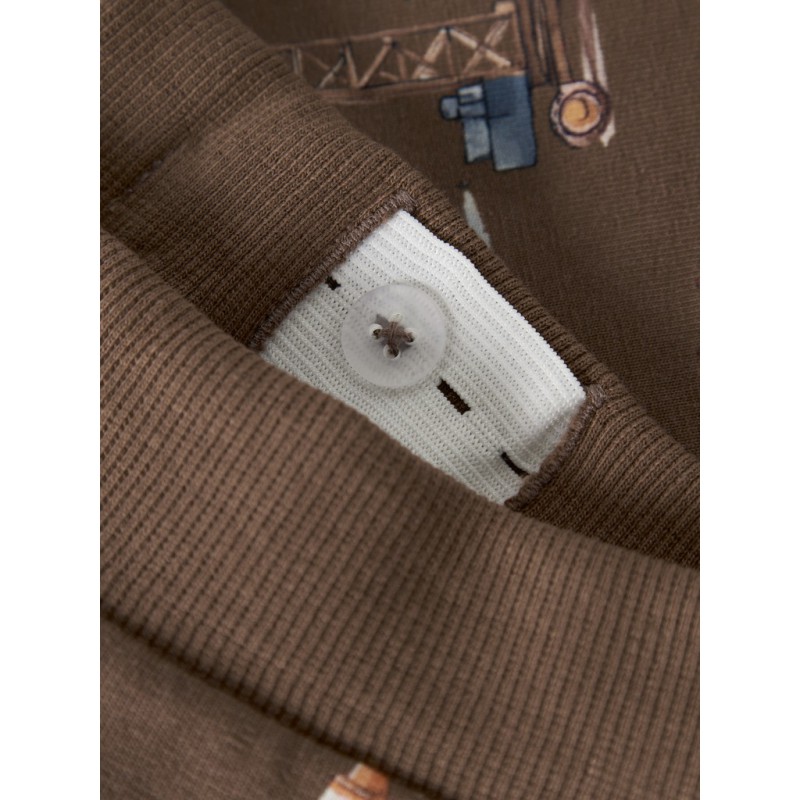 NAME IT MINI dreng - Nelson sweatbukser - Brown Lentil