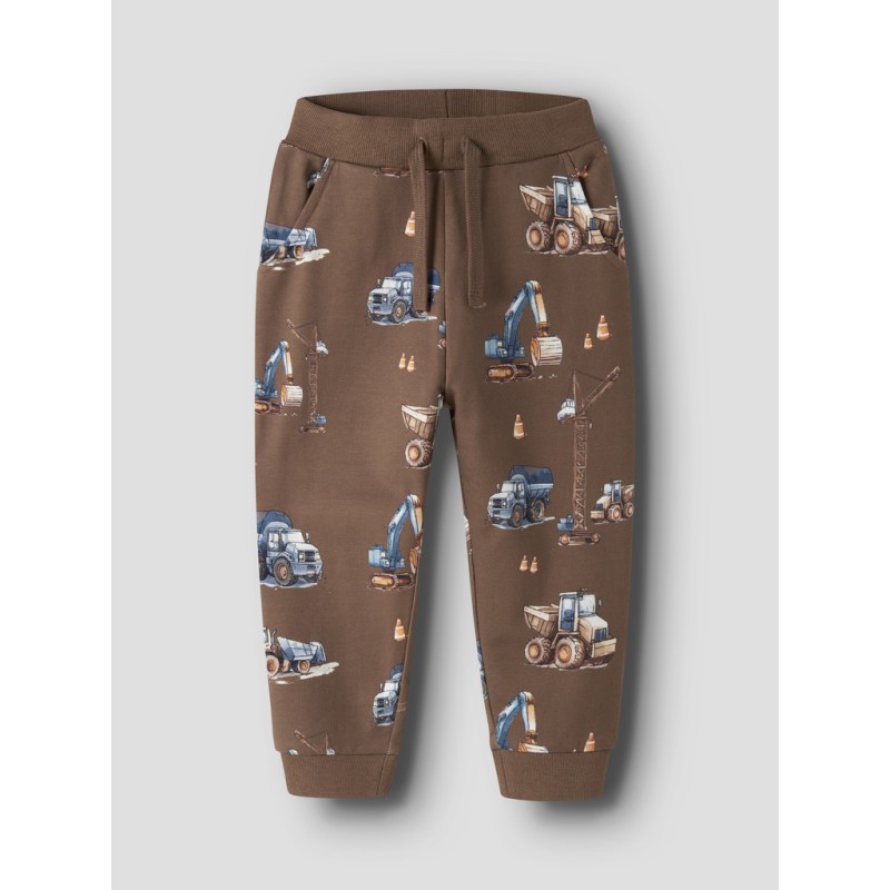 NAME IT MINI dreng - Nelson sweatbukser - Brown Lentil