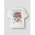 NAME IT KIDS Niora T-shirt - Cloud Dancer