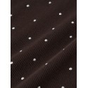 NAME IT KIDS Nolovo langærmet slim bluse - Chocolate Plum