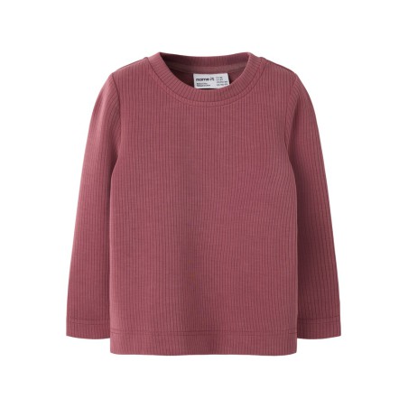 NAME IT MINI Noleo langærmet bluse - Wild Ginger
