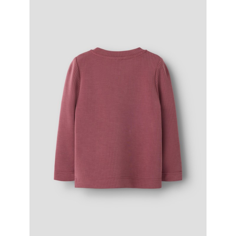 NAME IT MINI Oleo langærmet bluse - Wild Ginger
