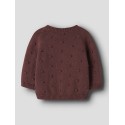 NAME IT BABY Nasha langærmet strikcardigan - Wild Ginger