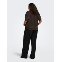 ONLY CARMAKOMA Rica strik pullover - Chocolate Torte / Melange