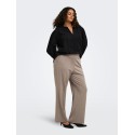 ONLY CARMAKOMA Minna langærmet bluse - Black