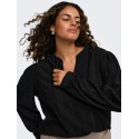 ONLY CARMAKOMA Minna langærmet bluse - Black