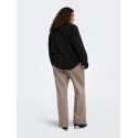 ONLY CARMAKOMA Minna langærmet bluse - Black