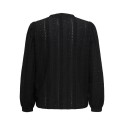 ONLY CARMAKOMA Minna langærmet bluse - Black