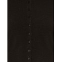 ONLY CARMAKOMA Macey polo strikcardigan - Coffee Bean / Button