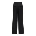 ONLY Miles pleat wide leg bukser - Black