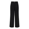 ONLY Miles pleat wide leg bukser - Black