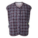 PIECES Katty teddy vest - Plum Perfect