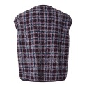PIECES Katty teddy vest - Plum Perfect