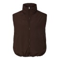 PIECES Sif vest - Hot Fudge