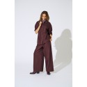 ONLY Silla langærmet denim skjorte - Fudge