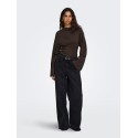 ONLY Estrid langærmet bluse - Coffee Bean
