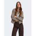 ONLY Ursula bomber jakke - Toasted Coconut / Checks