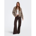 ONLY Ursula bomber jakke - Toasted Coconut / Checks