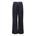 ONLY Mariko high waist wide leg denim jeans - Dark Blue Denim
