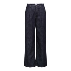 ONLY Mariko high waist wide leg denim jeans - Dark Blue Denim