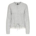 ONLY Cher langærmet strikcardigan - Light Grey Melange