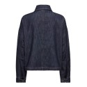 ONLY Mariko langærmet denim jakke - Dark Blue Denim