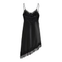 ONLY Indona strap satin blonde kjole - Black