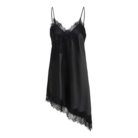 ONLY Indona strap satin blonde kjole - Black