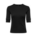 ONLY Kira 2/4 T-shirt - Black